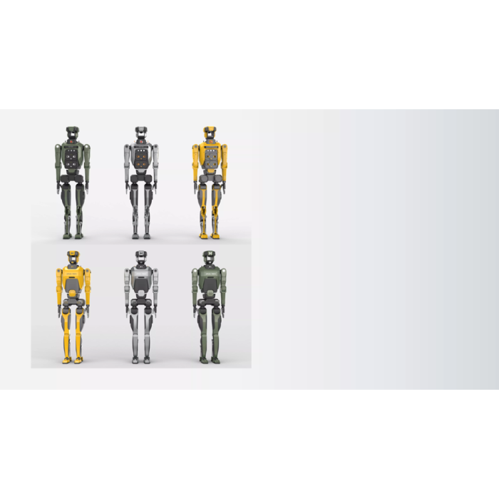 HFUN-TECH HM01 humanoid robot appearance and colour options