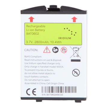 Iridium 9505A Rechargeable Li-ion Battery (BAT0602)
